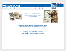 Tablet Screenshot of mirko-franke-auktion.de